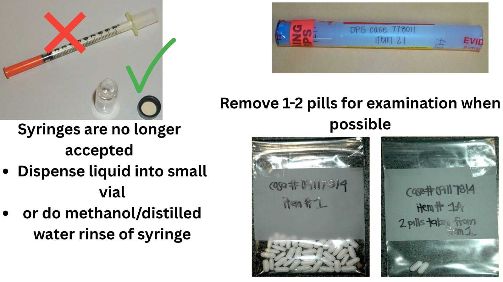 Drug packaging demonstration