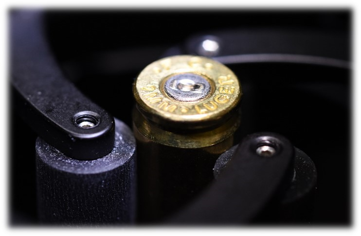 Image shows marks left on cartridge case